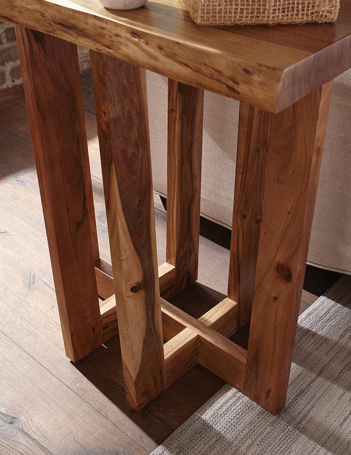 Berkshire Natural Live Edge Wood End Table