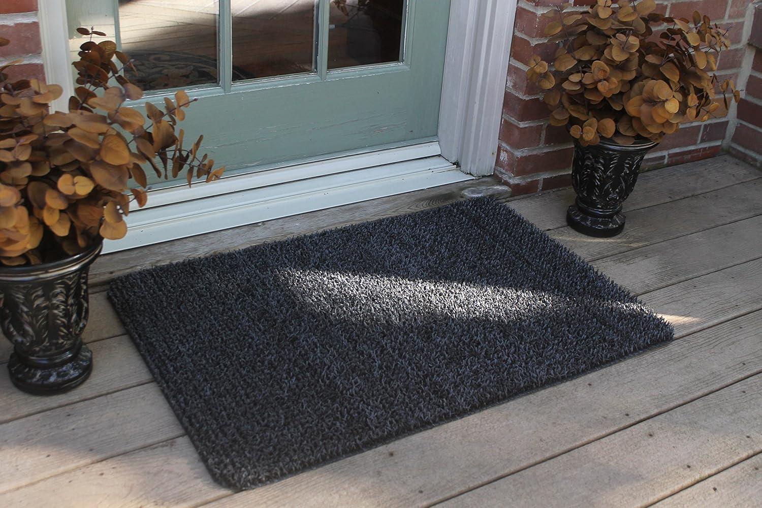 CLEAN MACHINE 10376921 High Traffic Astroturf Dirt Trapper Doormat, 23.5" x 35.5", Desert Taupe