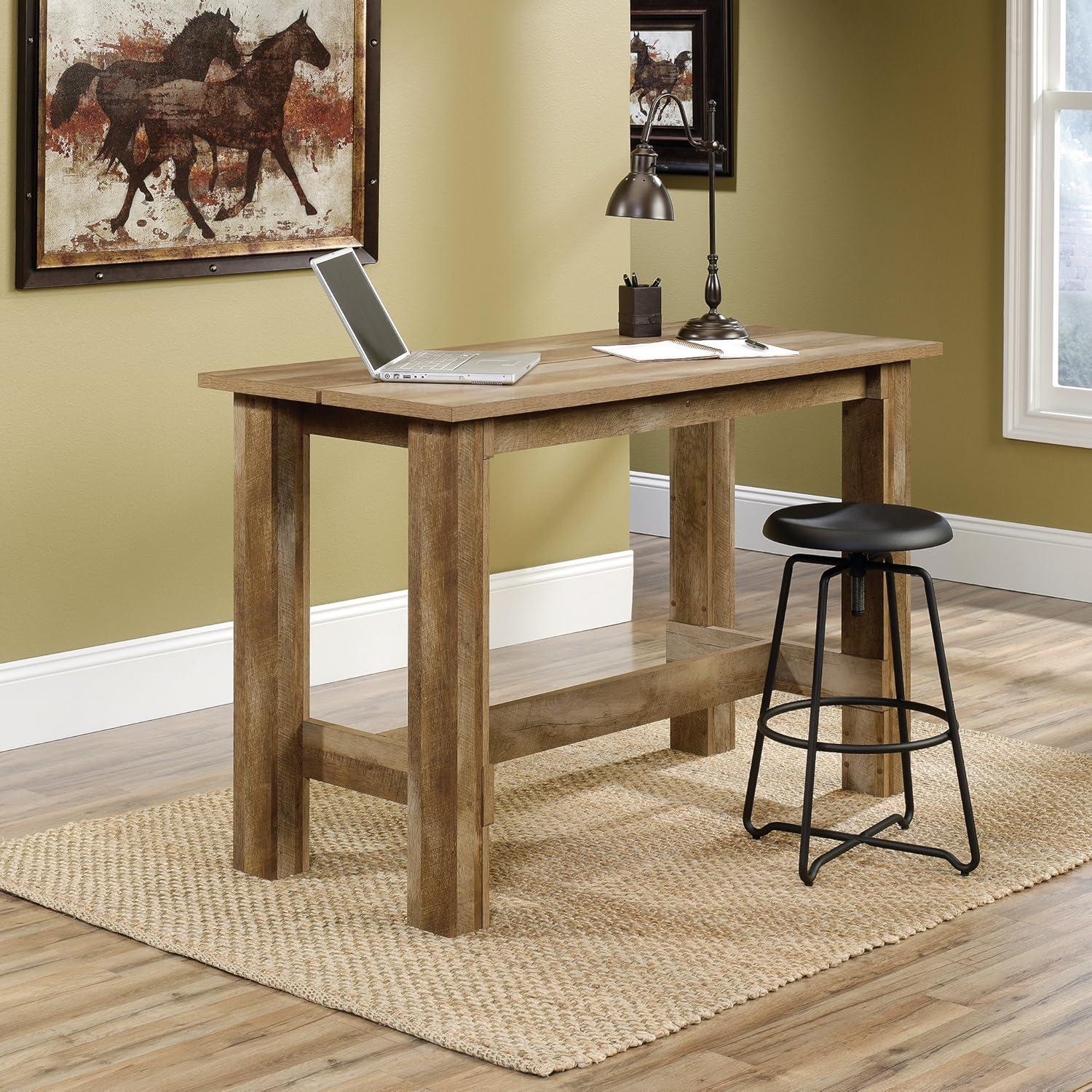 Sauder Boone Mountain Counter-Height Kitchen Dinette Table, Sindoori Mango Finish