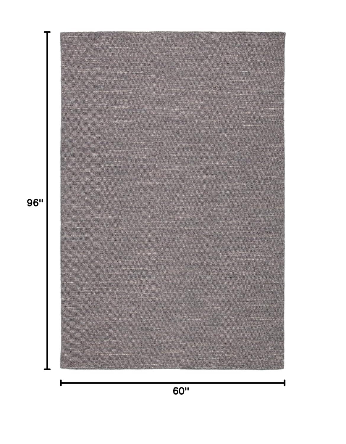 Kilim KLM125 Hand Woven Area Rug - Light Grey - 5'x8' - Safavieh