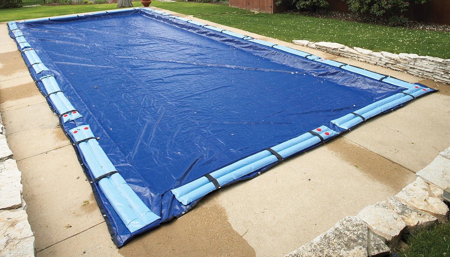 Blue Wave Products 15-Year Rectangular In Ground Pool Winter Cover