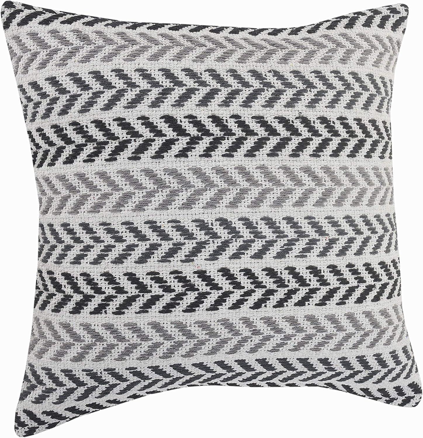 Eva Geometric Cotton Throw Pillow