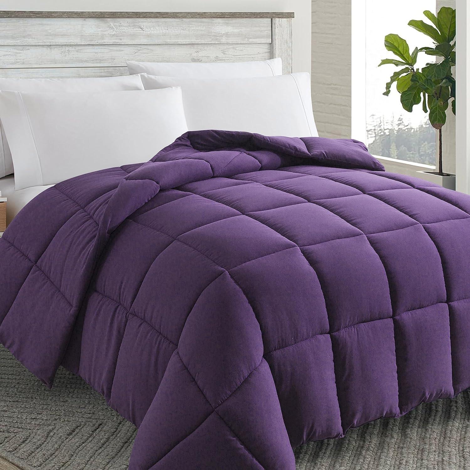 Bedding Comforter Duvet Plum - Queen