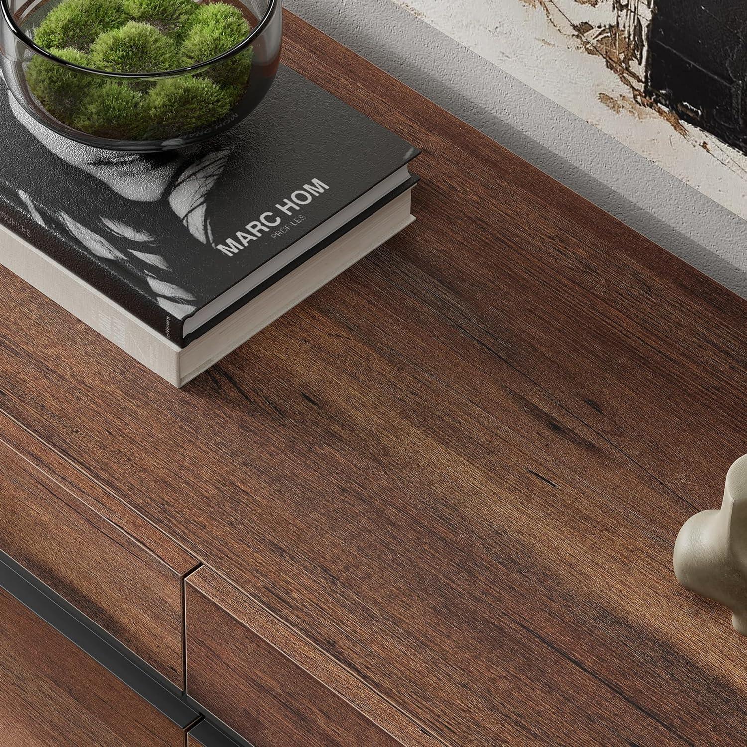 WAMPAT Modern TV Stand for TVs up to 75 inch, 2 in 1 Entertainment Center TV Console with Storage Cabinets and Metal Base,Media Console for Living Room,Brown