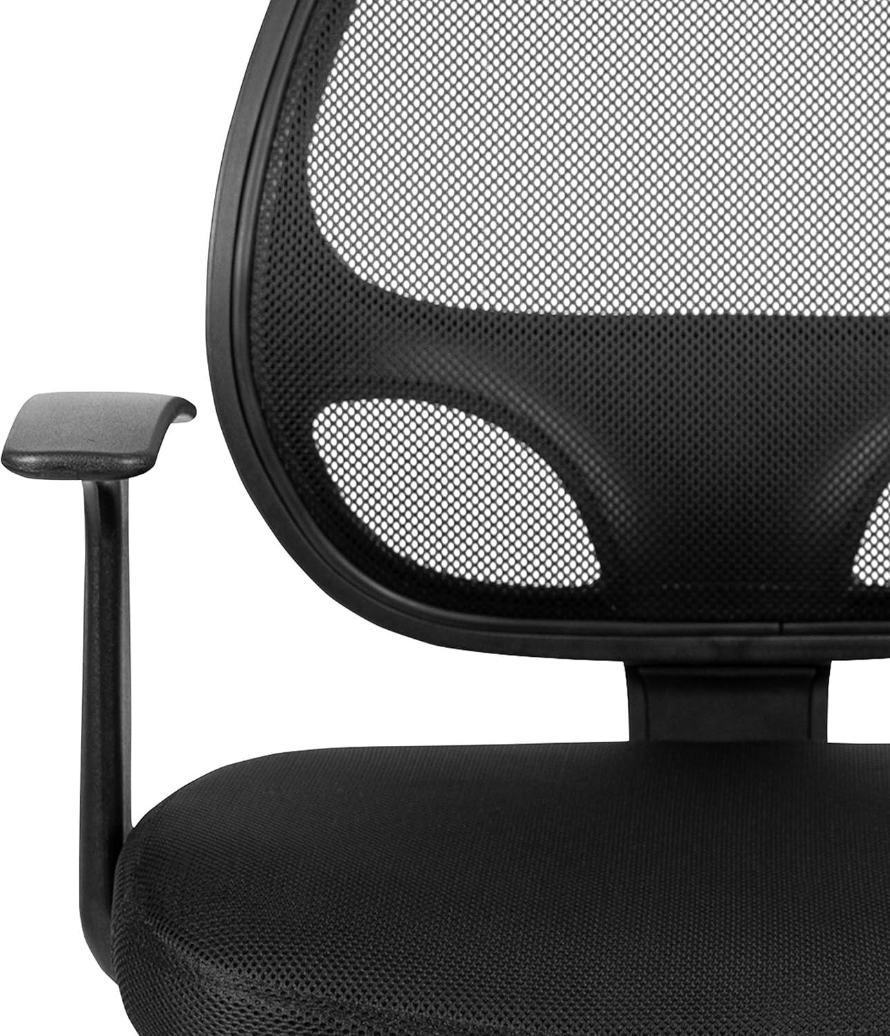 Bonavant Mid-Back Mesh Swivel Task Office Chair with T-Arms - Office Furniture