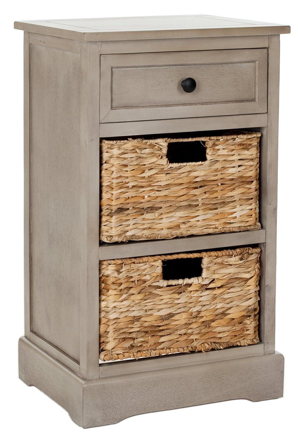 Carrie Side Table - Vintage Grey - Safavieh.