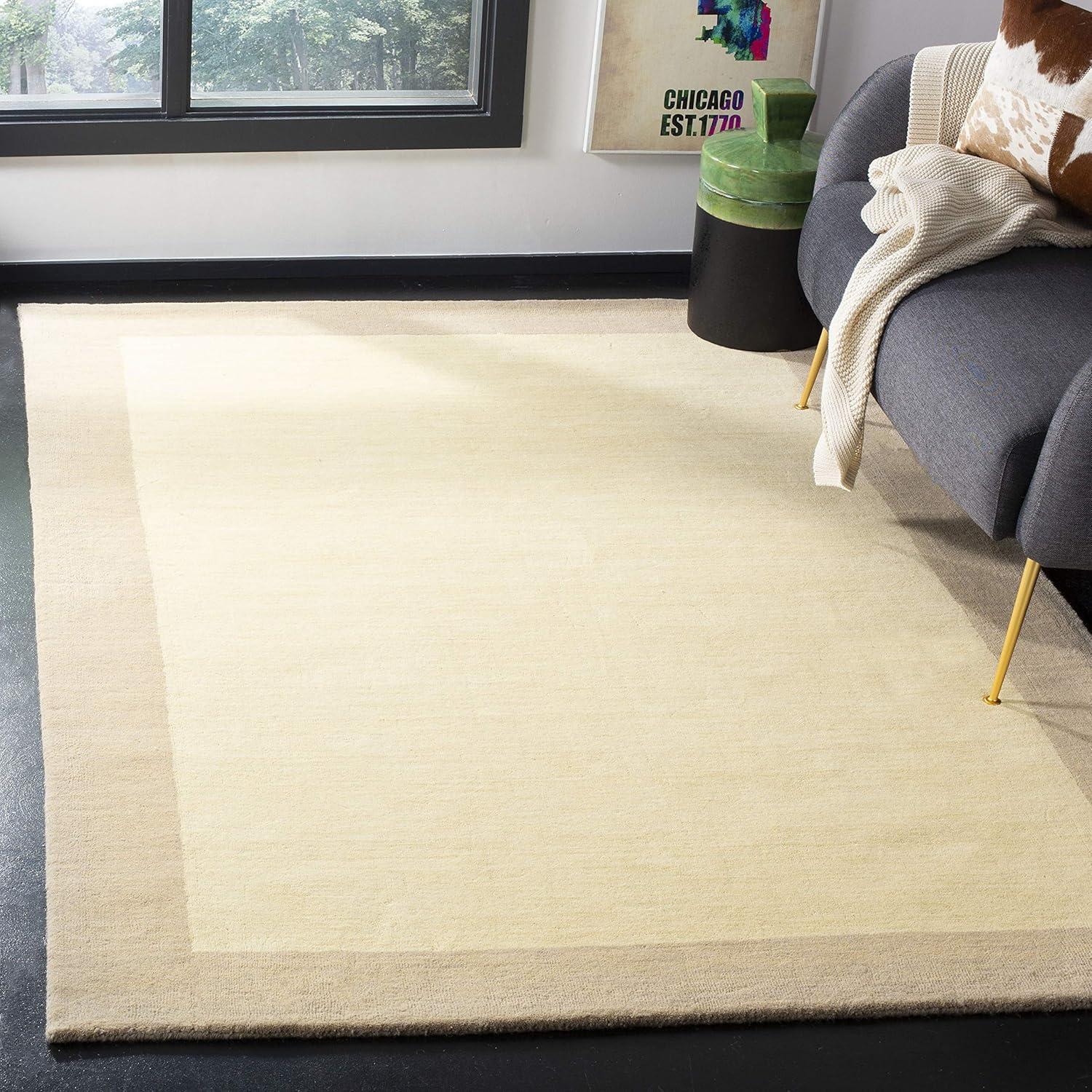 Himalaya HIM587 Hand Loomed Area Rug - Ivory/Beige - 4'x6' - Safavieh.