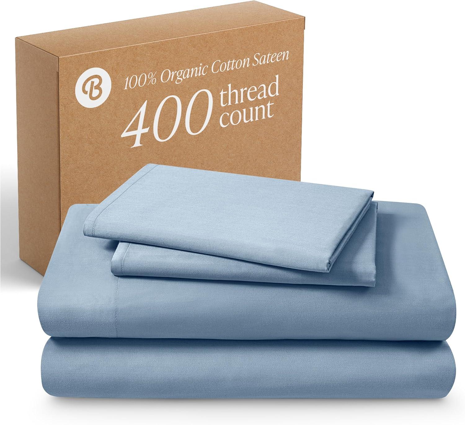 Bare Home 400 Thread Count Sateen Sheet Set