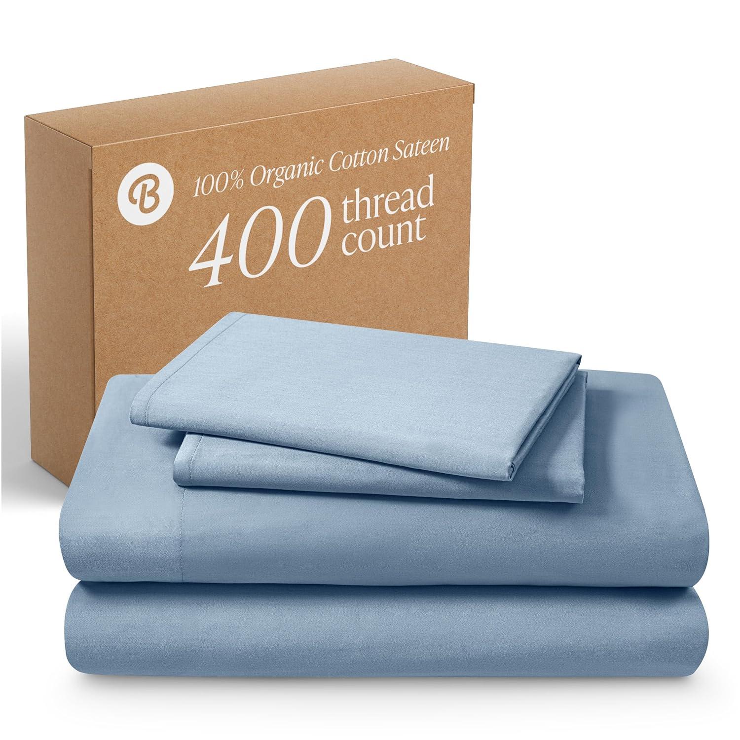 Bare Home 400 Thread Count Sateen Sheet Set
