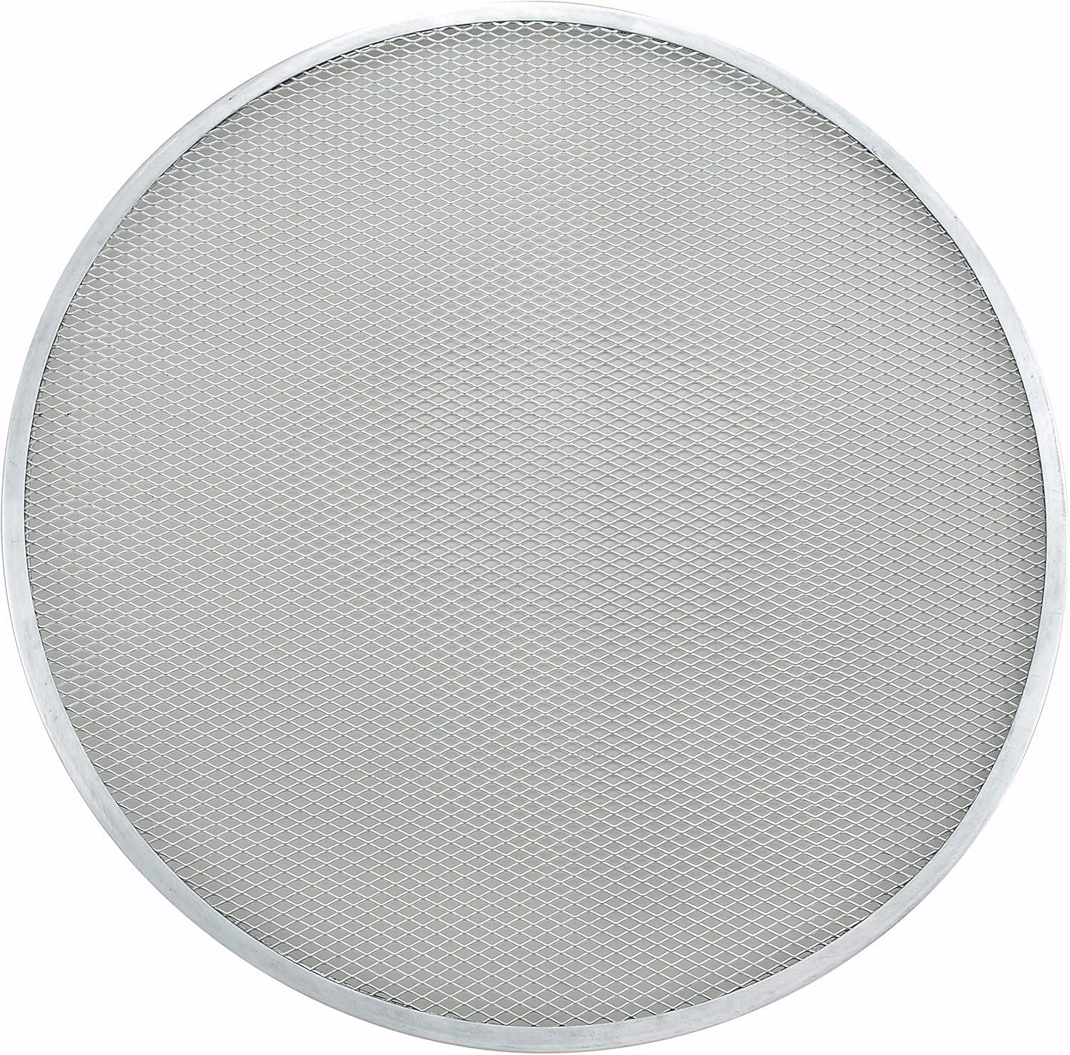 Seamless Aluminum 17-Inch Round Pizza Screen