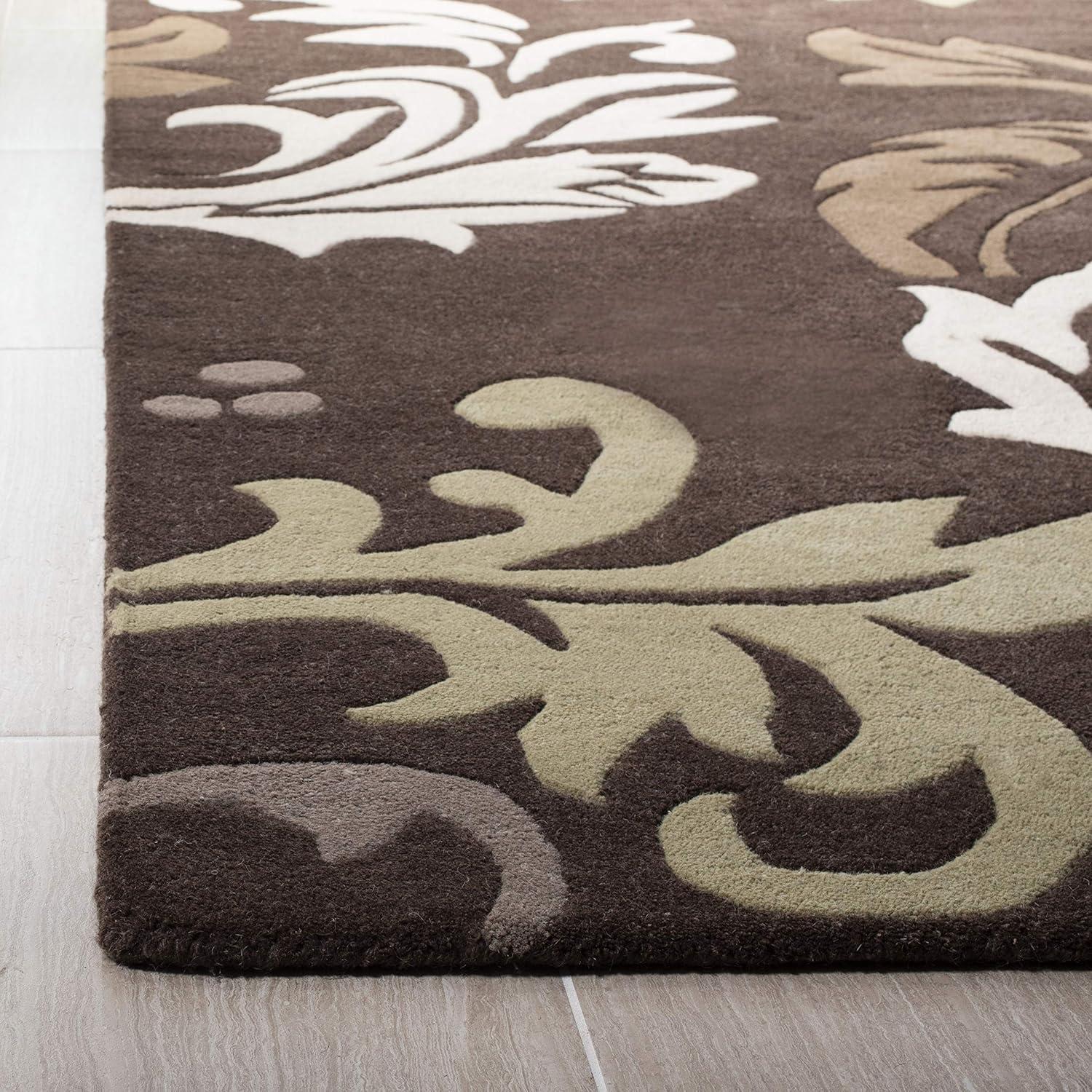 Soho SOH831 Hand Tufted Accent Rug - Brown/Multi - 2'x3' - Safavieh.