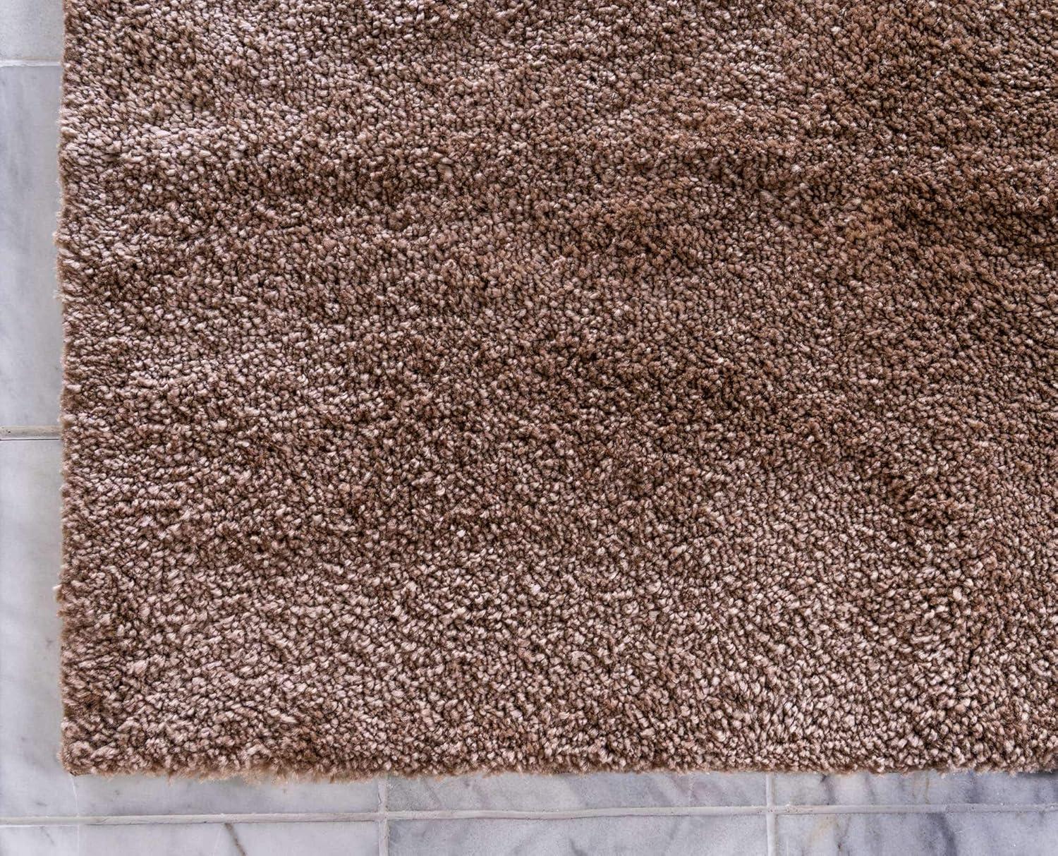 Unique Loom 5' 0 x 7' 7 Solo Calabasas Light Brown Area Rug
