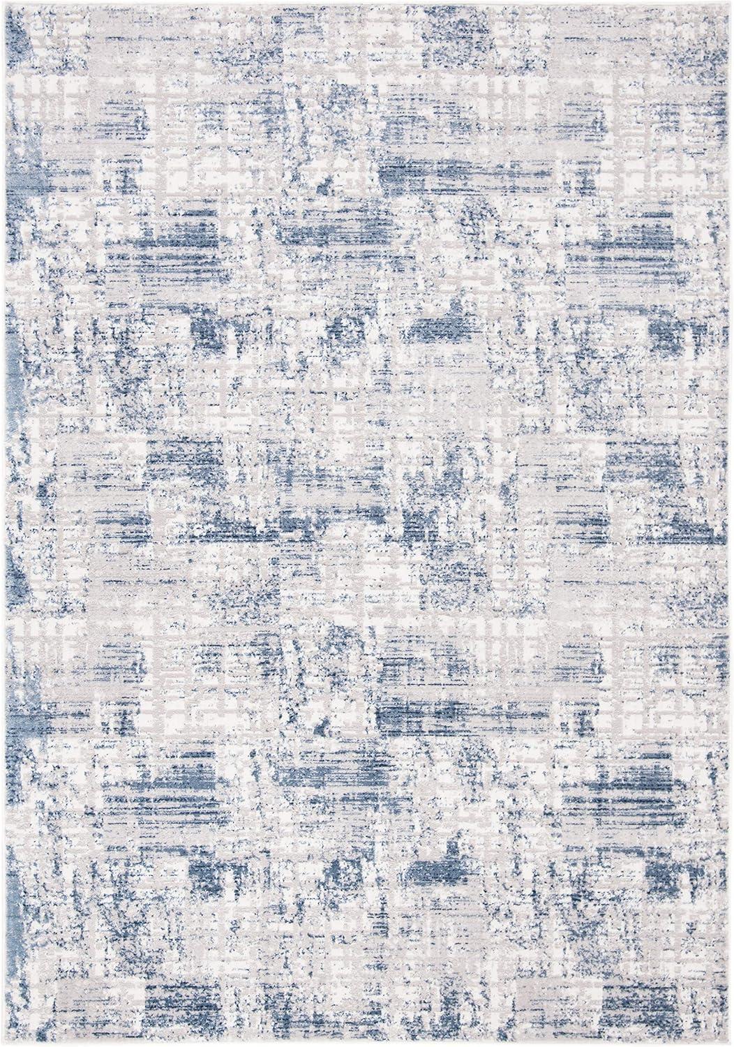 Amelia ALA786 Power Loomed Area Rug - Blue/Grey - 5'3"x7'6" - Safavieh.