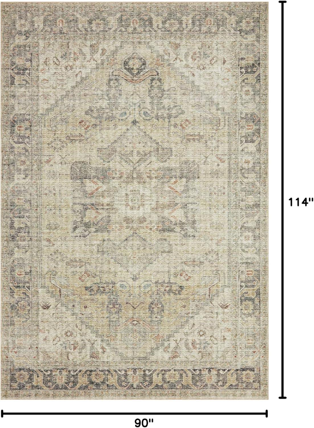 Loloi II Skye SKY-13 Natural / Sand Oriental Area Rug 7'-6" x 9'-6"