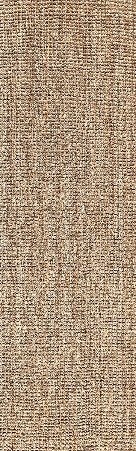 5'x8' Pata Hand Woven Chunky Jute Area Rug, Natural - JONATHAN Y