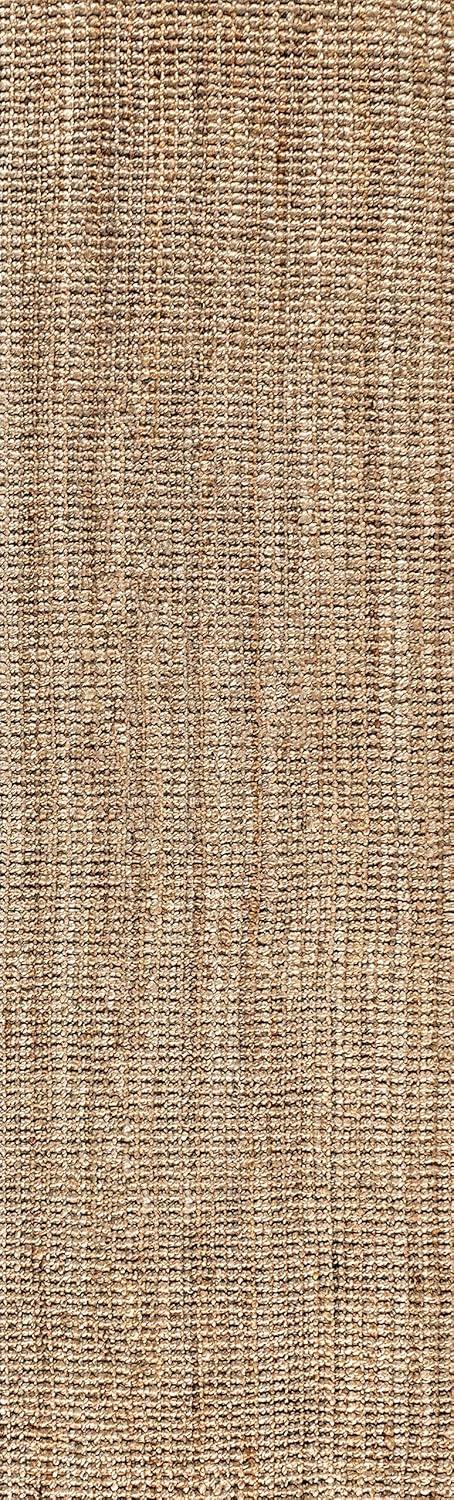 2'x8' Pata Hand Woven Chunky Jute Runner Rug, Natural - JONATHAN Y