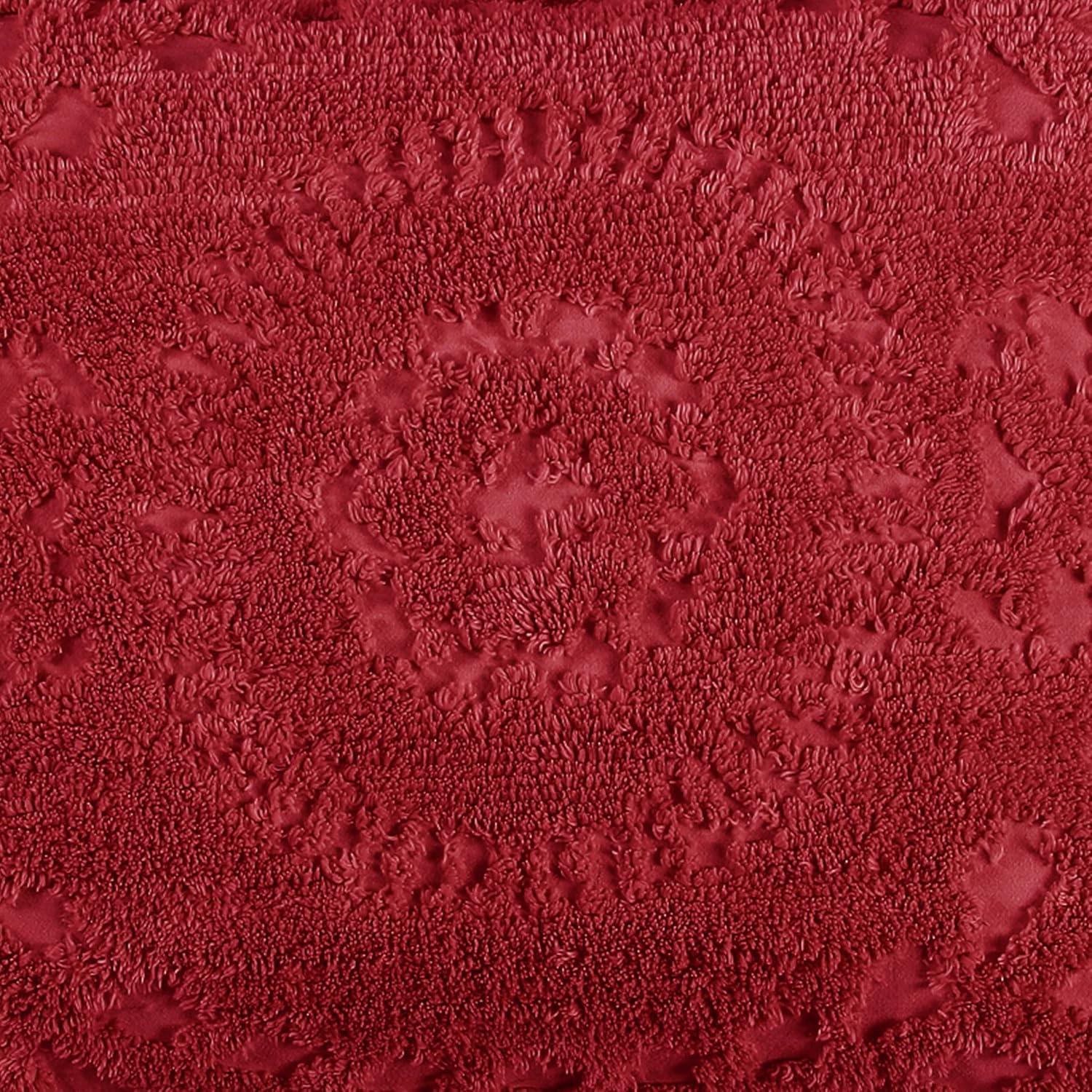 Better Trends Rio 100% Cotton Tufted Pillow Sham with Medallion Pattern Machine Washable Pillow Cover for All Season