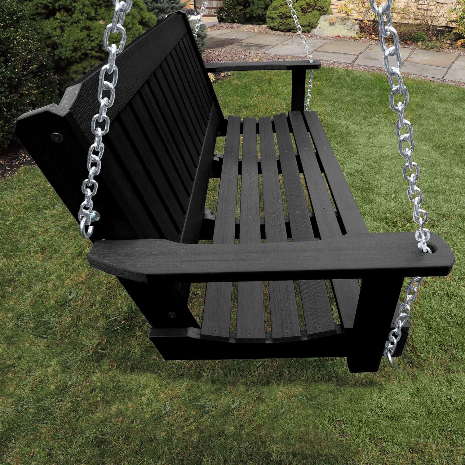 Highwood 4ft Lehigh Porch Swing - Outdoor, Eco-friendly, Synthetic Wood