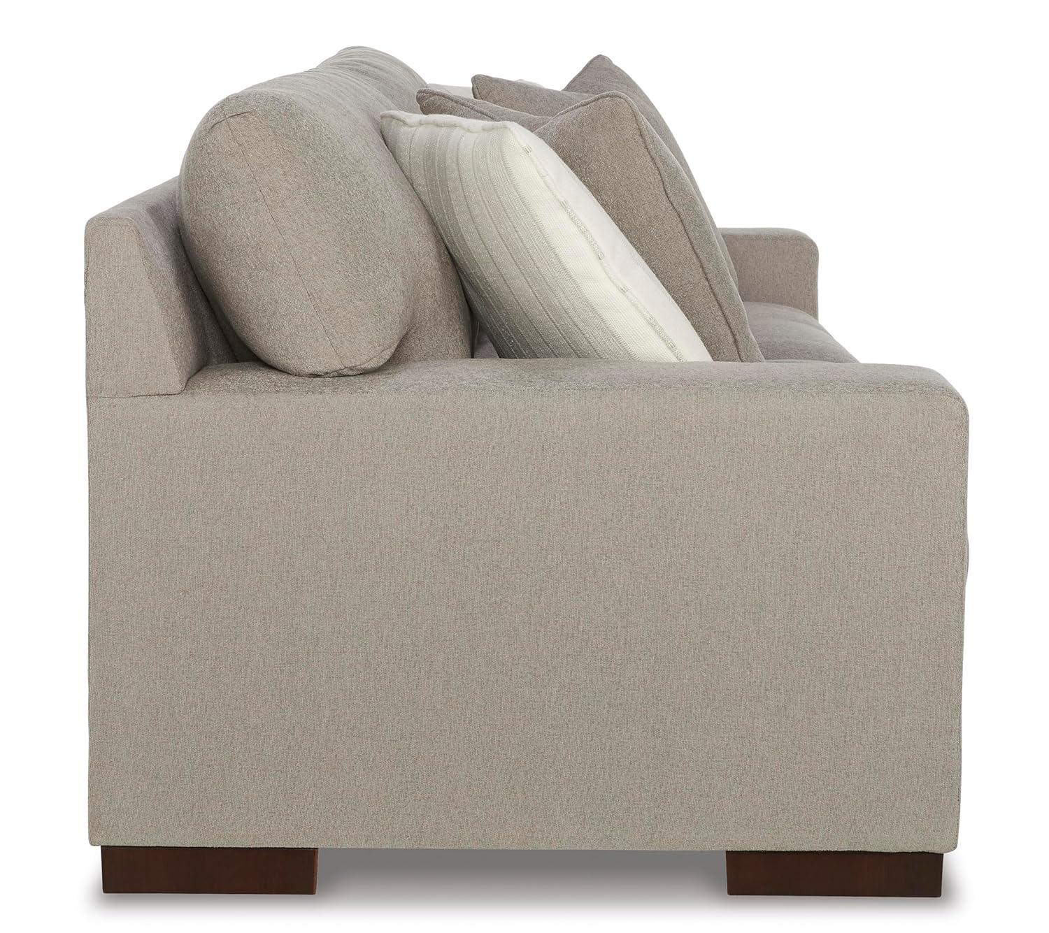 Maggie 96" Square Arm Sofa with Reversible Cushions