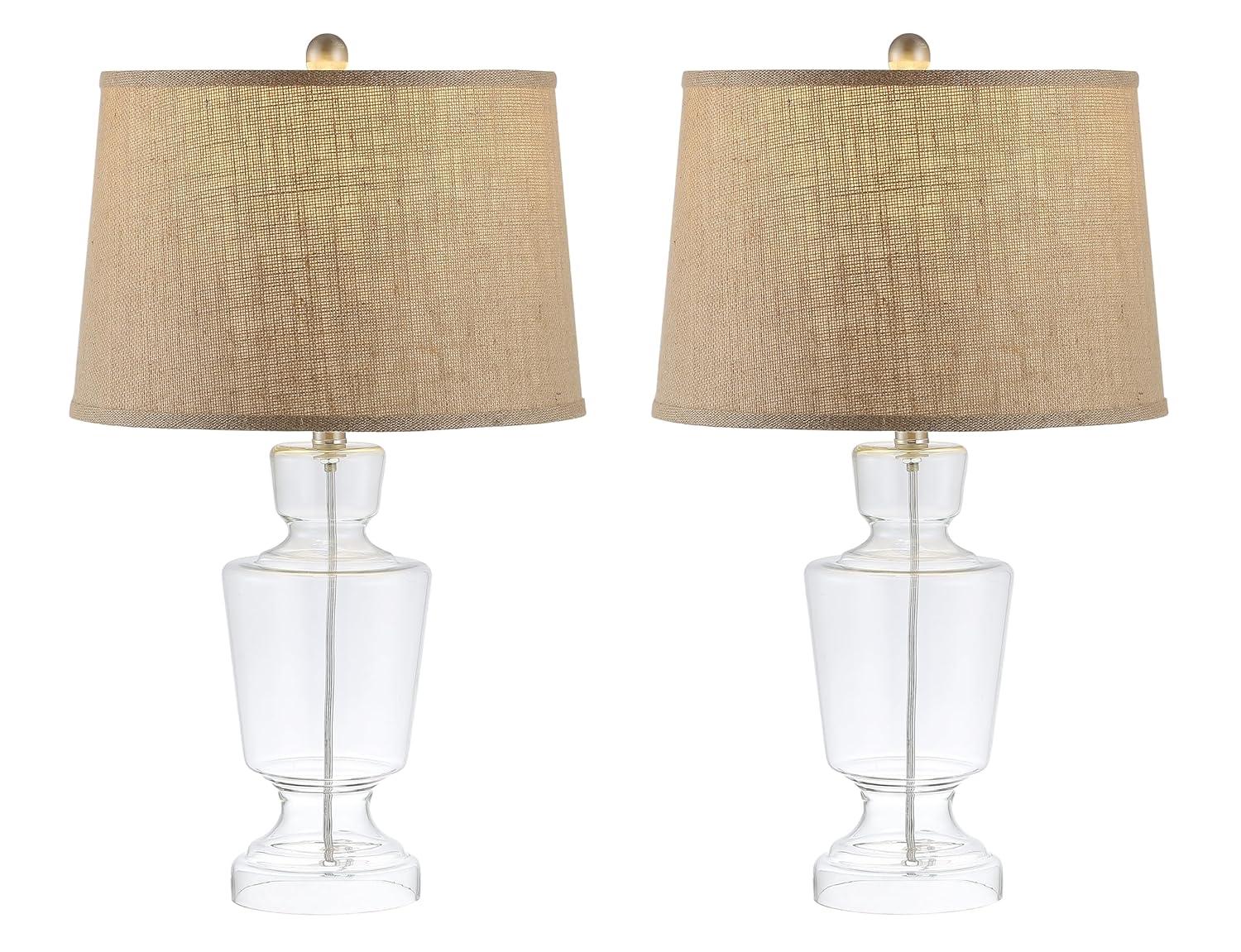 Amby Table Lamp (Set of 2) - 24 Inch Height - TBL4287 - Clear - Safavieh