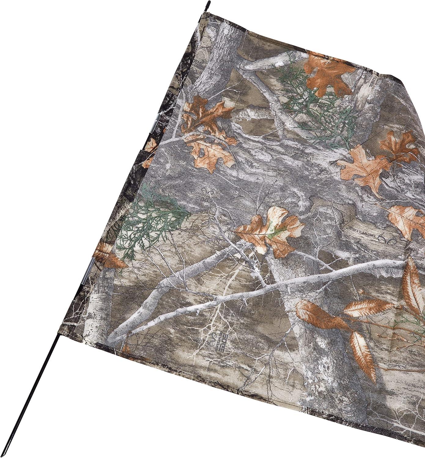 Allen Company Portable Ground Blind for Turkey and Deer Hunting - Outdoor Shooting Gear - Comes with Stakes for Easy Set Up - Realtree Edge Camo - 10" L x 27" H
