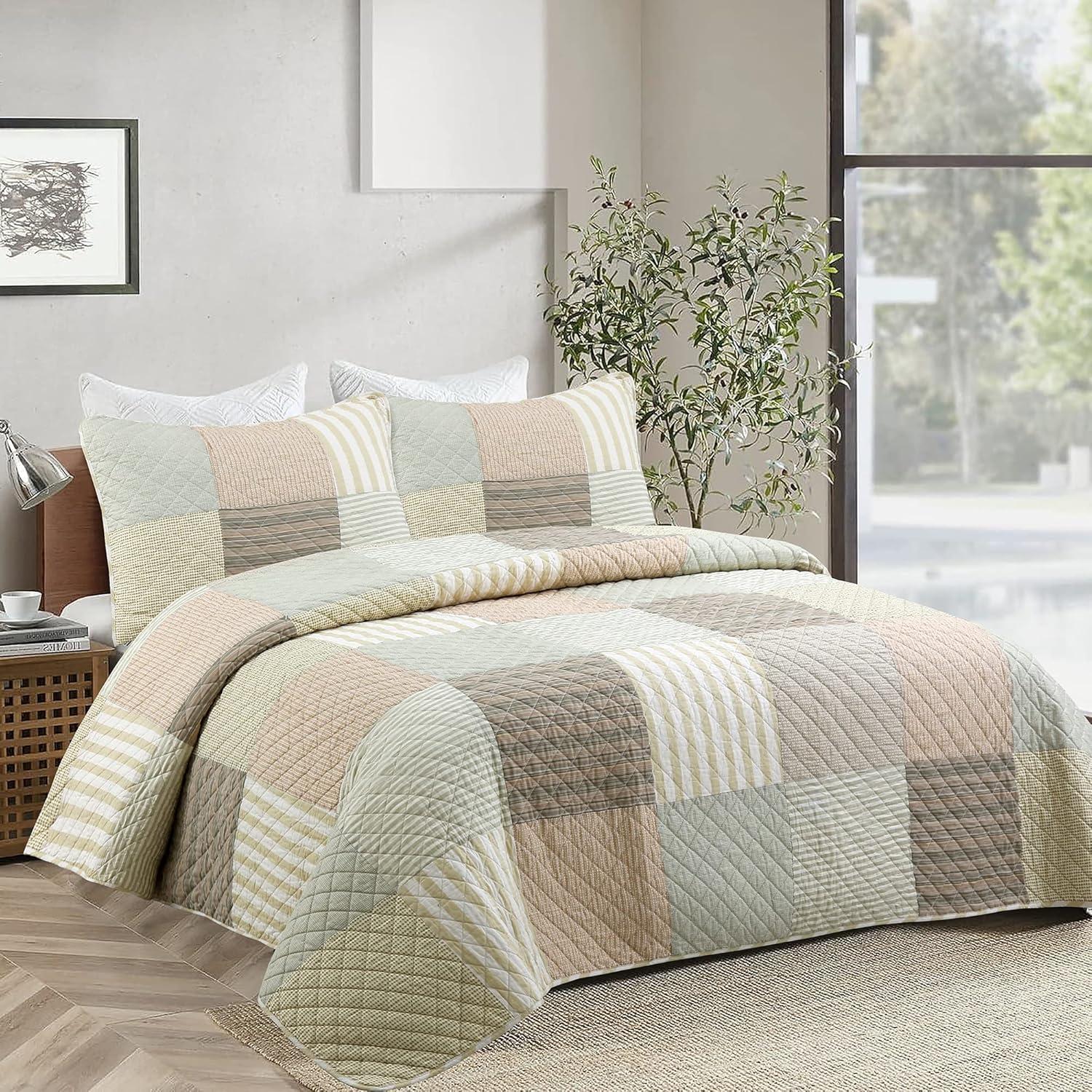 BB2022-078 Cotton Patchwork Quilt Set