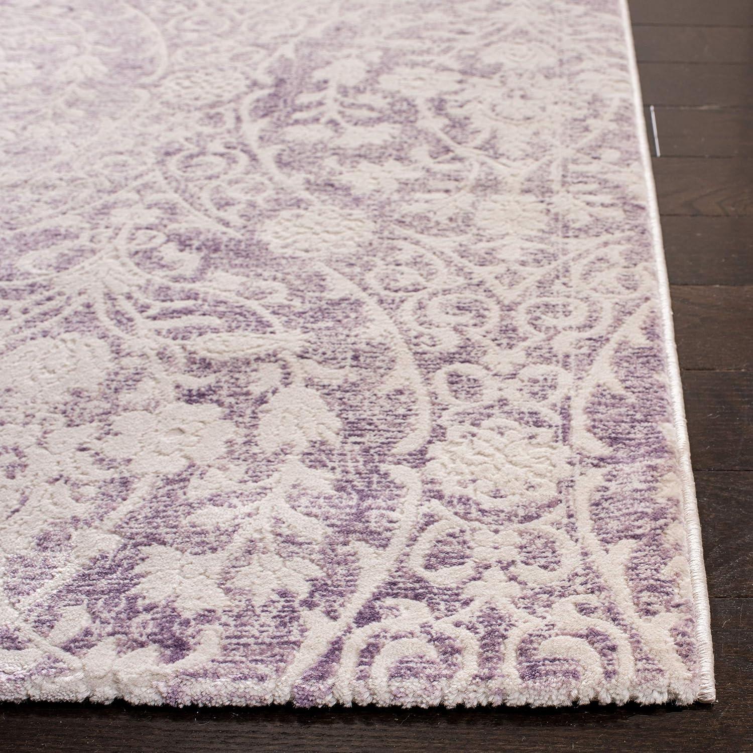 Passion PAS403 Power Loomed Indoor Area Rug - Lavander/Ivory - 4'x5'7" - Safavieh.