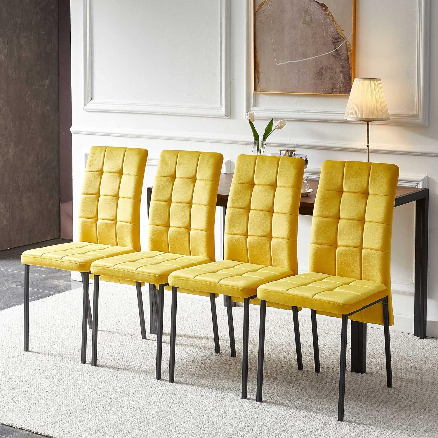 Brooklyn Velvet High Back Side Chair