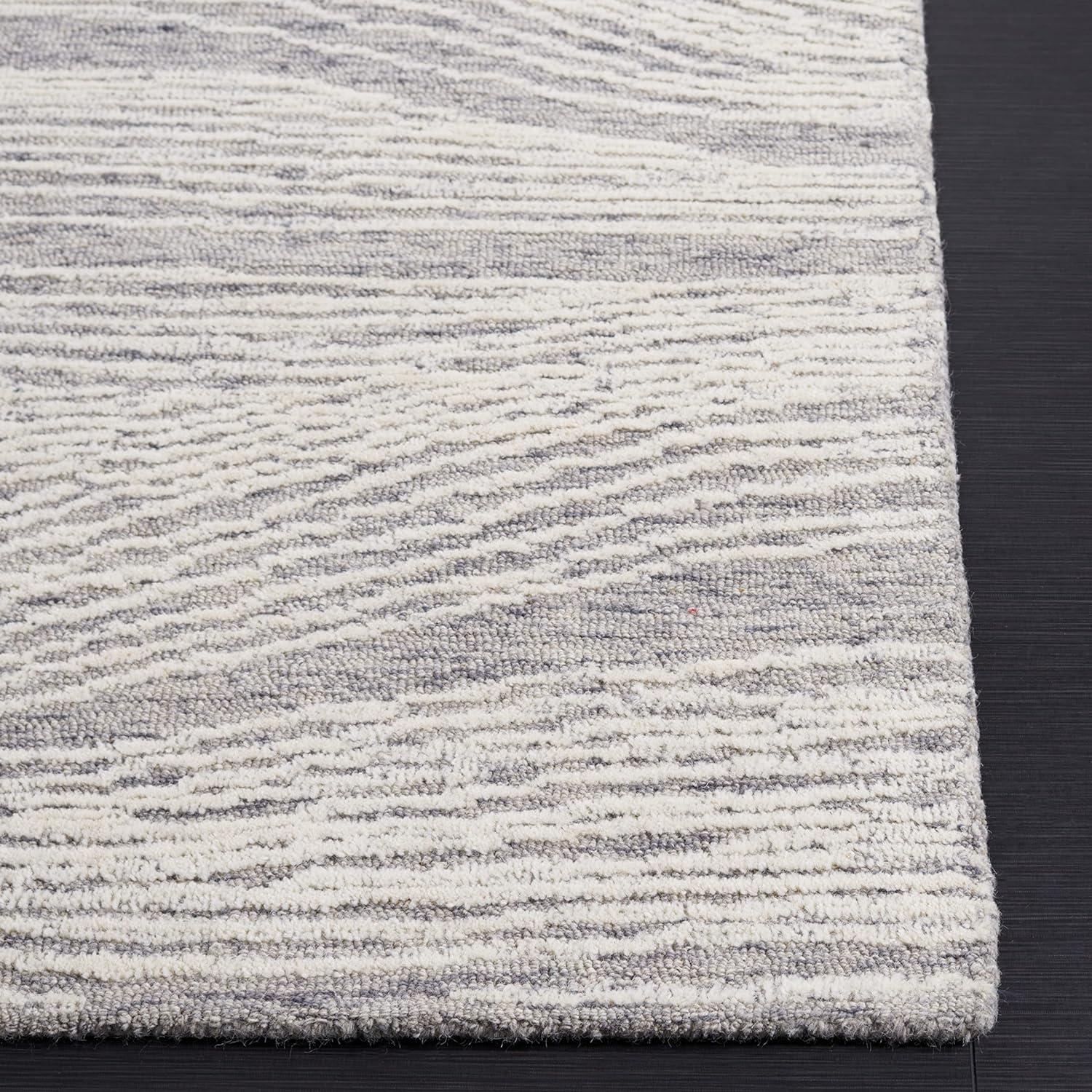 SAFAVIEH Metro Bridget Abstract Area Rug, Grey/Ivory, 8' x 10'