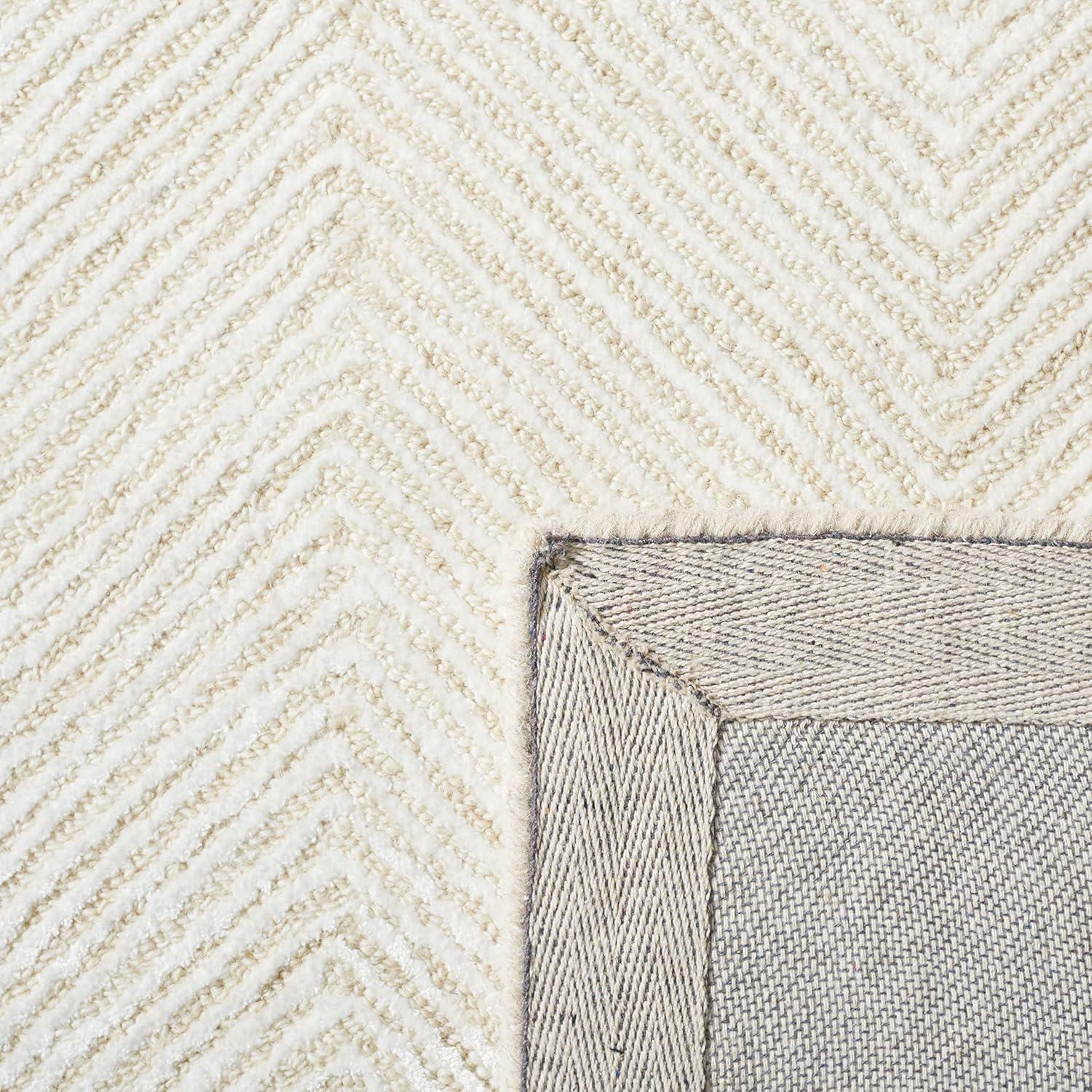 Adirondack ADR113 Machine Made Indoor Area Rug - Ivory/Silver - 11'x15' - Safavieh