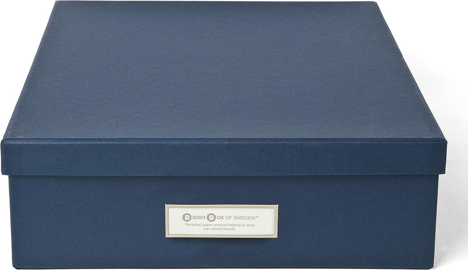 Bigso Oskar Document/Letter Box, Navy