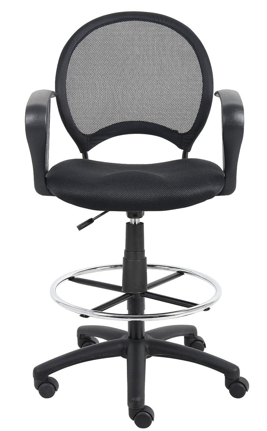 Boss Office Products Mesh Drafting Chair