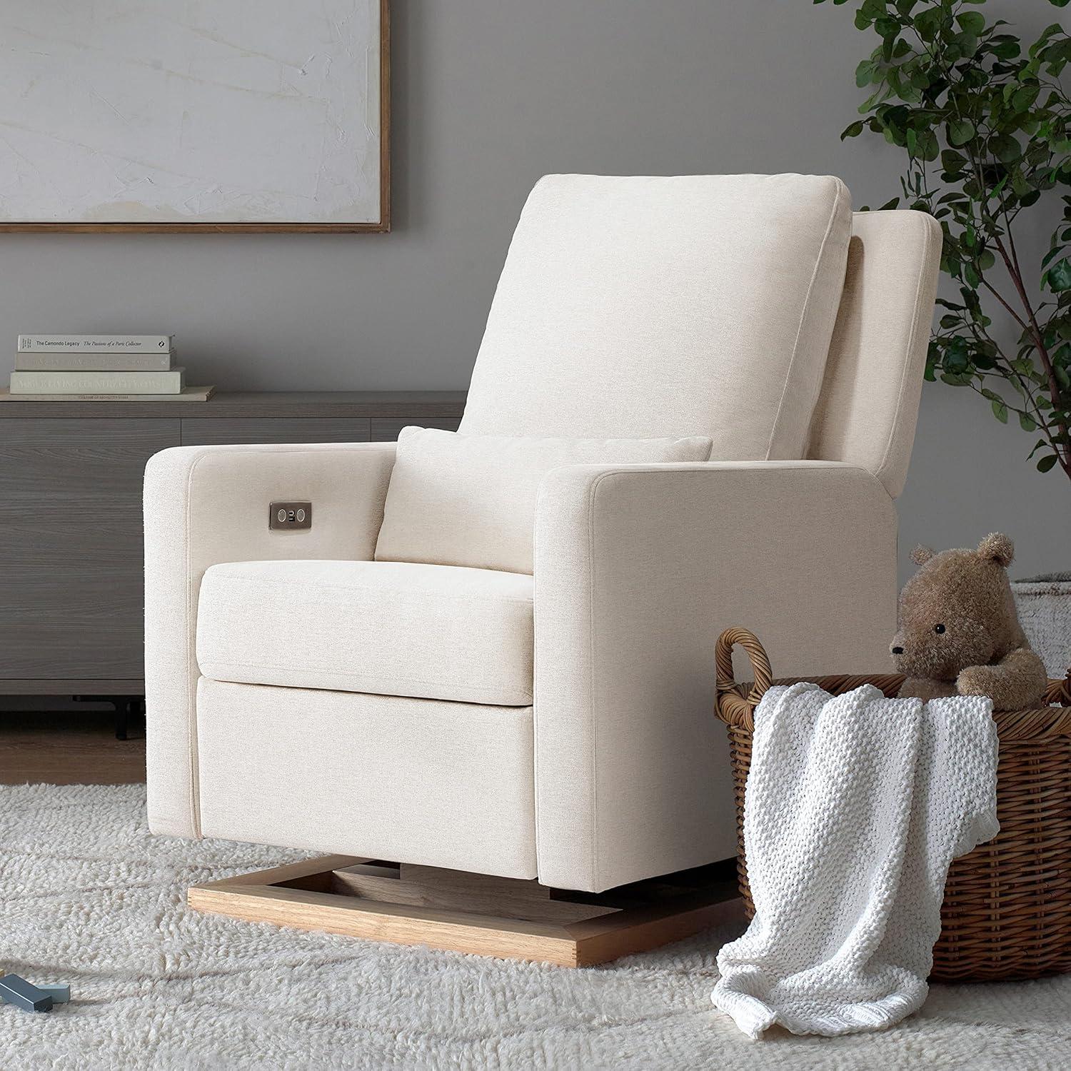 Sigi Electronic Recliner And Glider In Eco-Performance Fabric With USB Port | Water Repellent & Stain Resistant