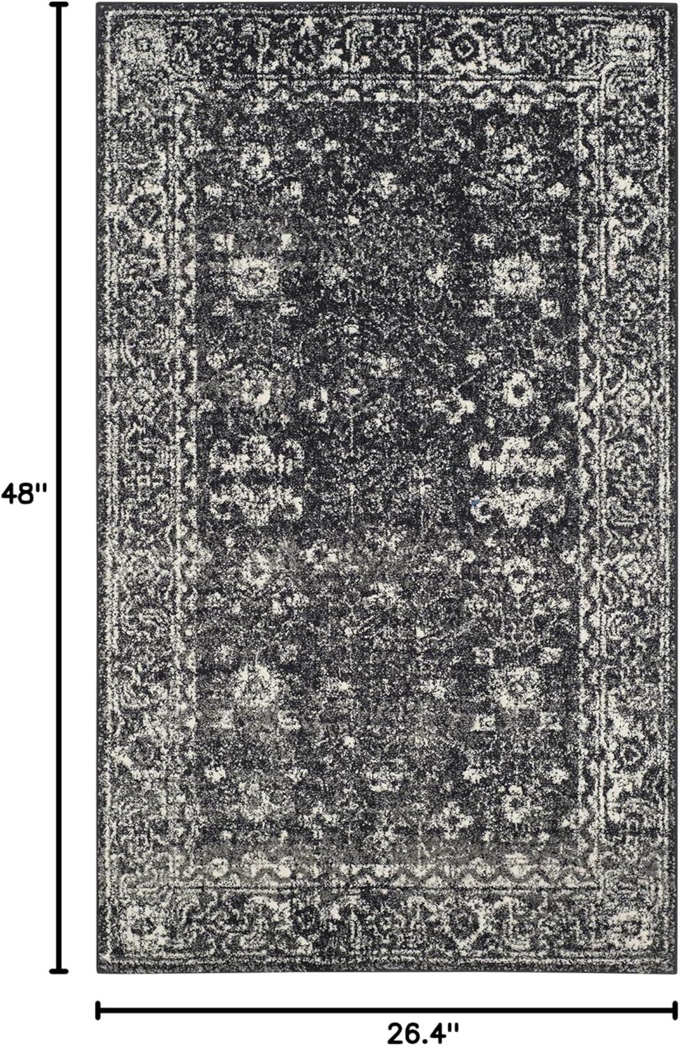 Evoke EVK270 Power Loomed Area Rug  - Safavieh