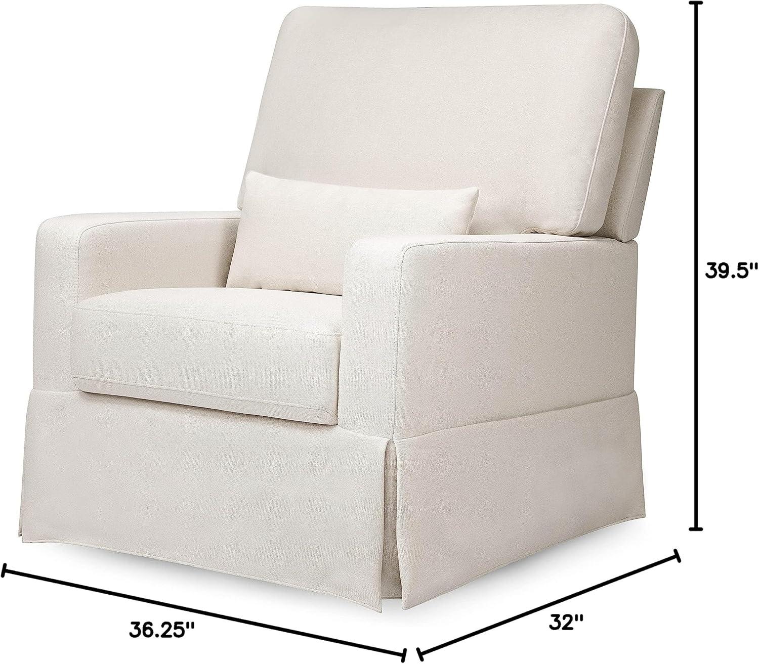 Crawford Upholstered Swivel Glider