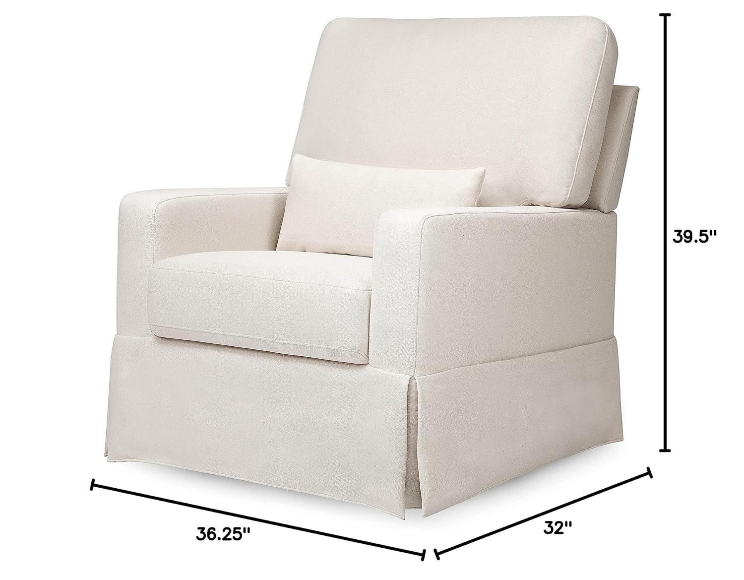 Crawford Upholstered Swivel Glider