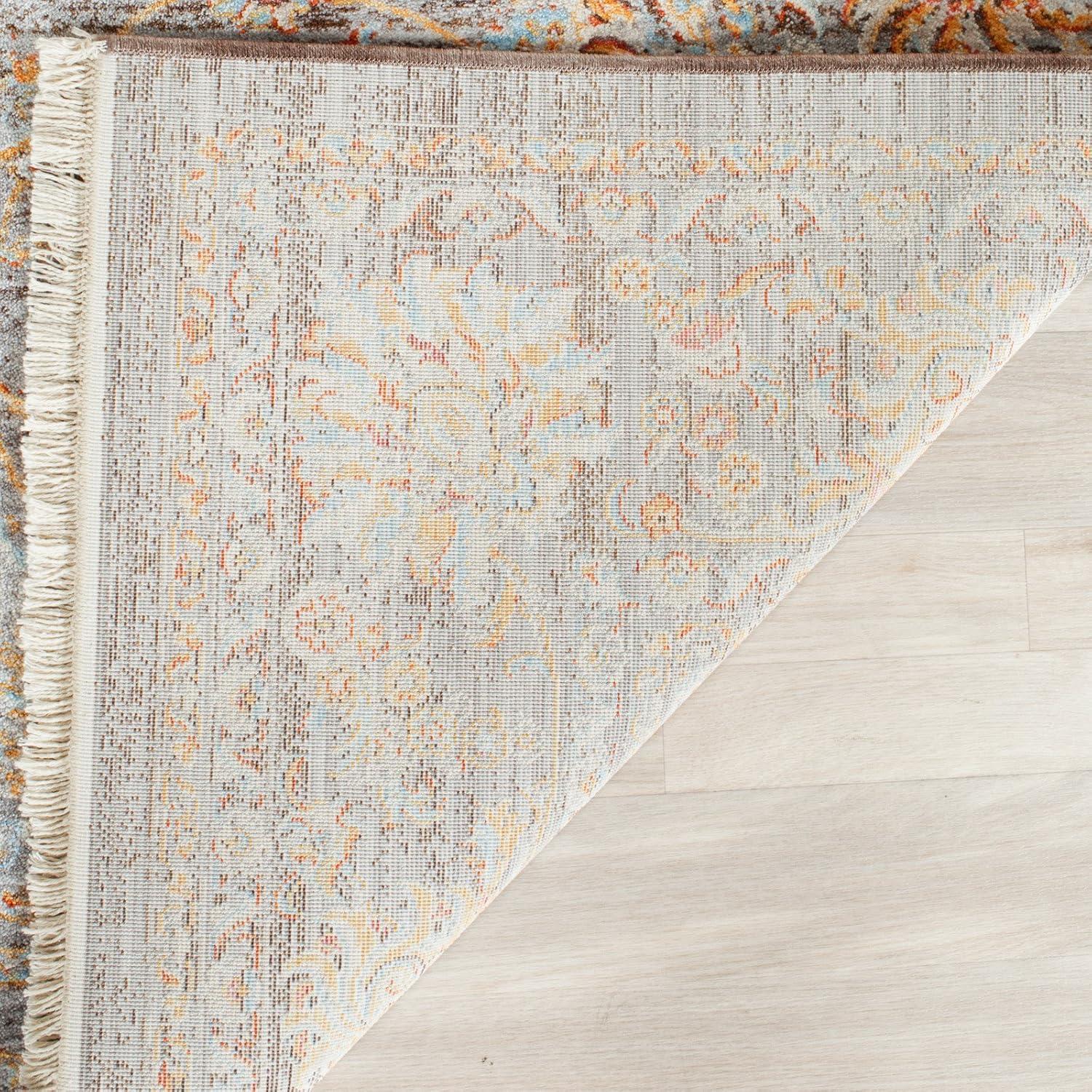 Vintage Persian VTP469 Power Loomed Indoor Area Rug - Turquoise/Multi - 5'x7'6" - Safavieh.