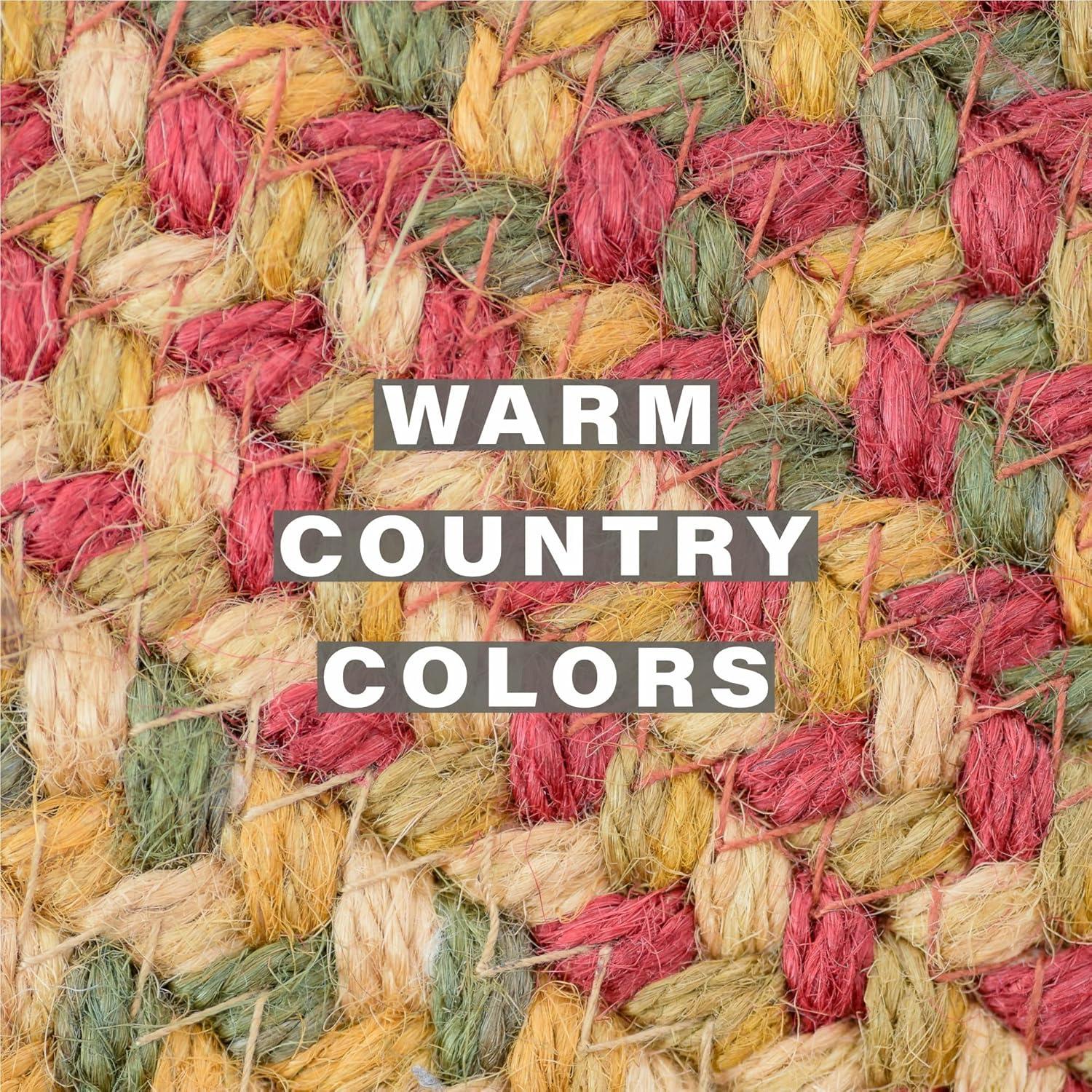 Homespice - Denim Blue Runner for Table 11x36 inches, a Long and Thick Table Runner to Use as a Coastal Style Dinner Table Runner - Handmade from Premium Jute - Reversible and Durable Braided Runner