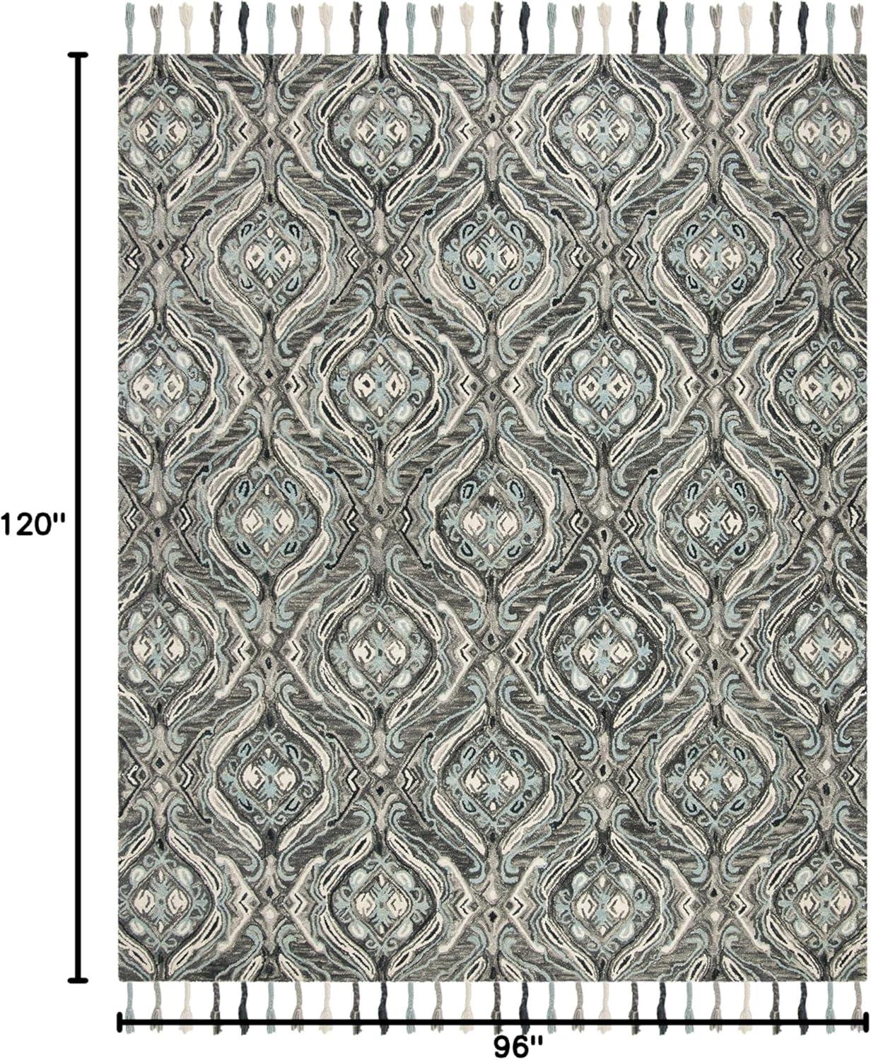 Suzani SZN206 Hand Hooked Area Rug  - Safavieh