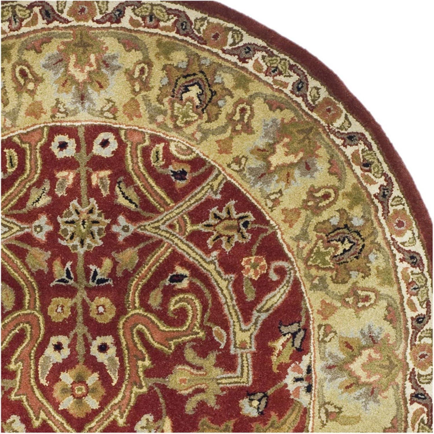 SAFAVIEH Heritage Oslo Traditional Wool Area Rug, Red/Gold, 8'3" x 11'