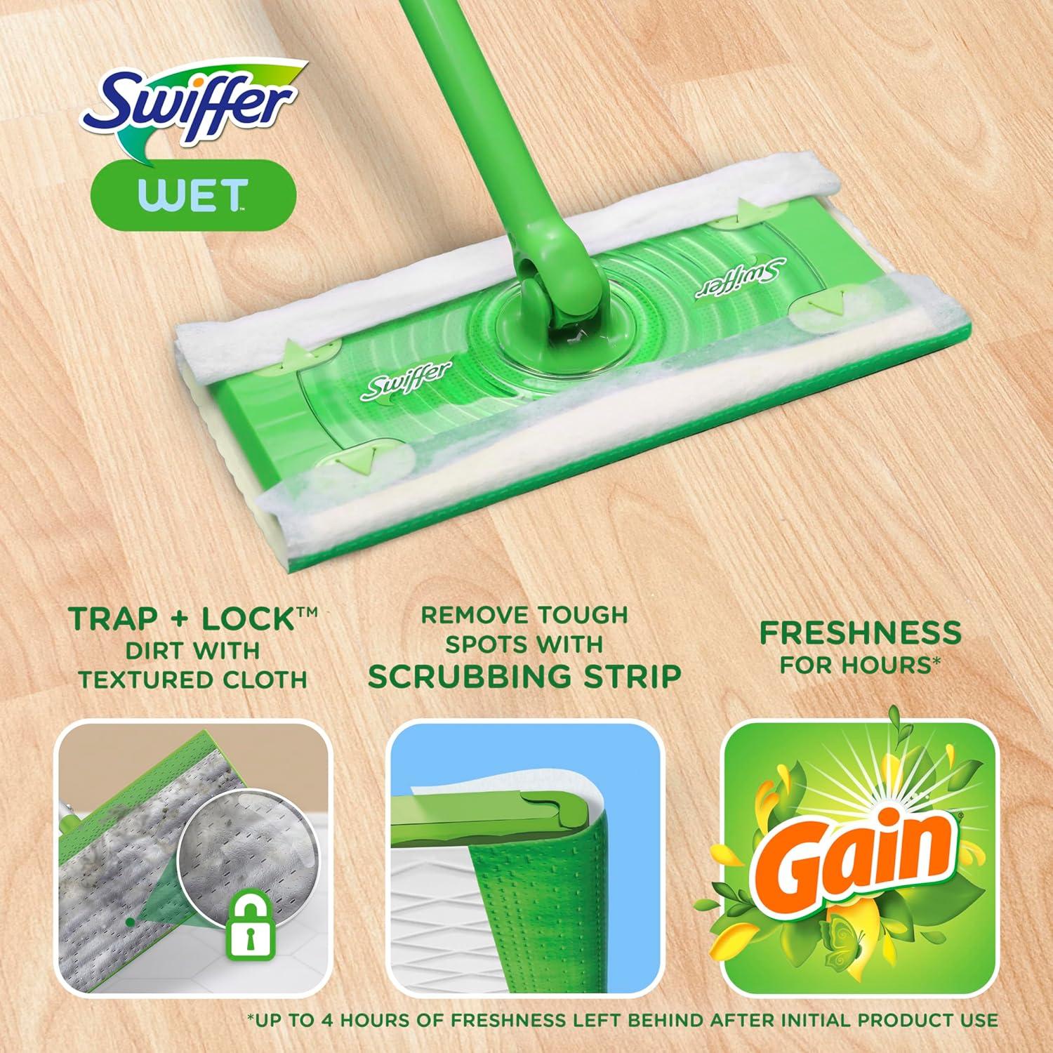 Swiffer Sweeper Wet Mopping Cloths - Gain Scent - 24ct