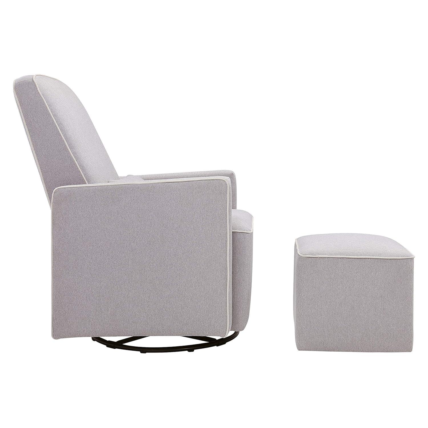 daVinci Olive Swivel Glider with Ottoman