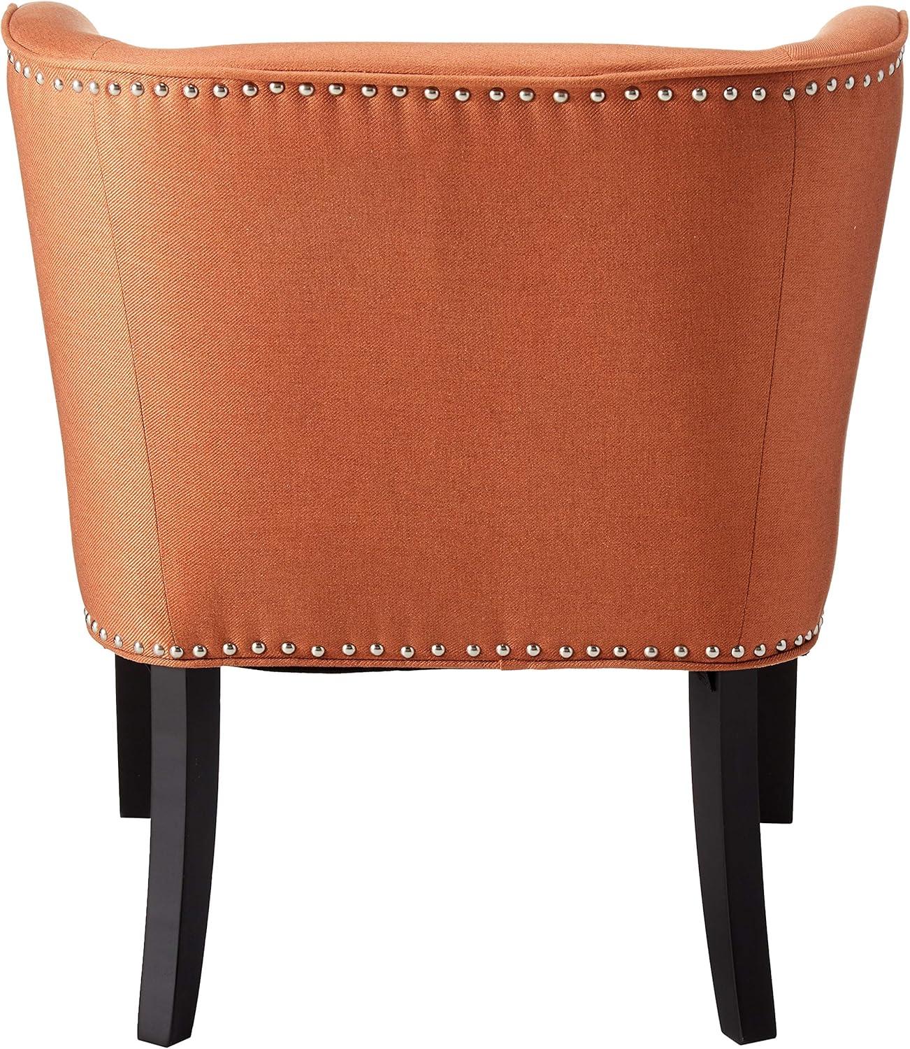 Aria ContemporaryFabric Occasional Chair, Orange