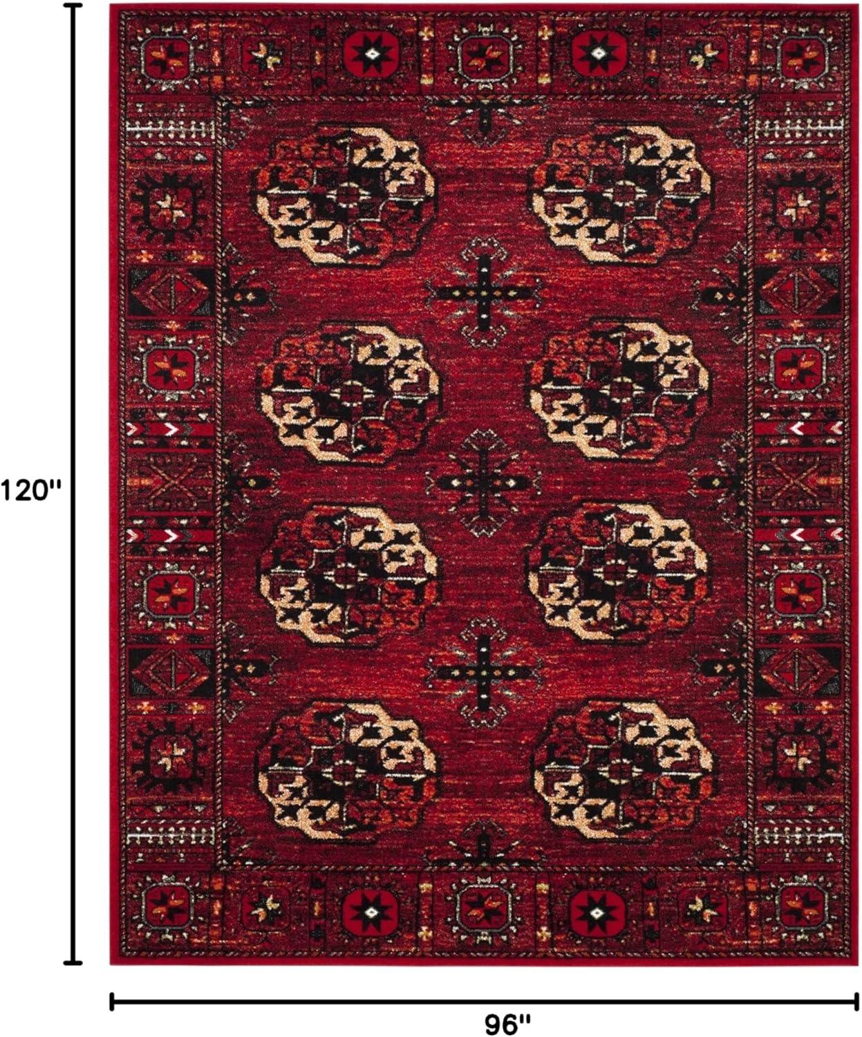 Vintage Hamadan VTH212 Power Loomed Indoor Area Rug - Red/Multi - 8'x10' - Safavieh.