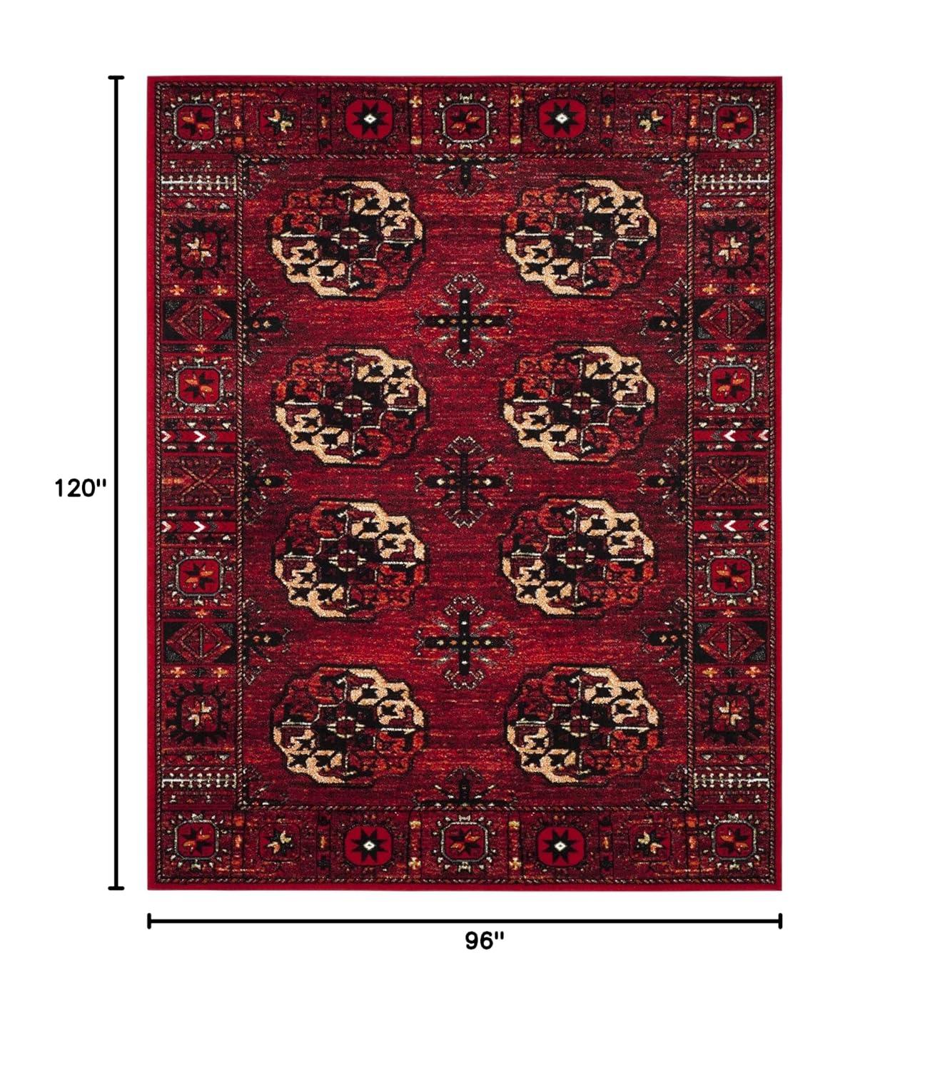 Vintage Hamadan VTH212 Power Loomed Indoor Area Rug - Red/Multi - 8'x10' - Safavieh.