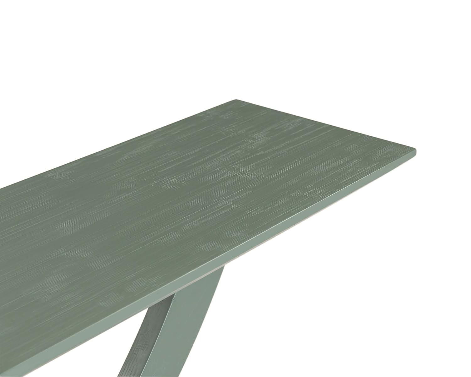Boraam Rasmus Console Table Spanish Moss: Rubberwood Entryway Furniture, Transitional Style