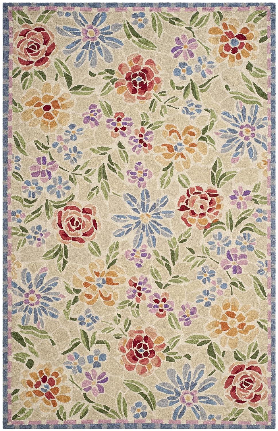 Chelsea HK214 Handmade Area Rug - 5'3"x8'3" - Ivory - Safavieh