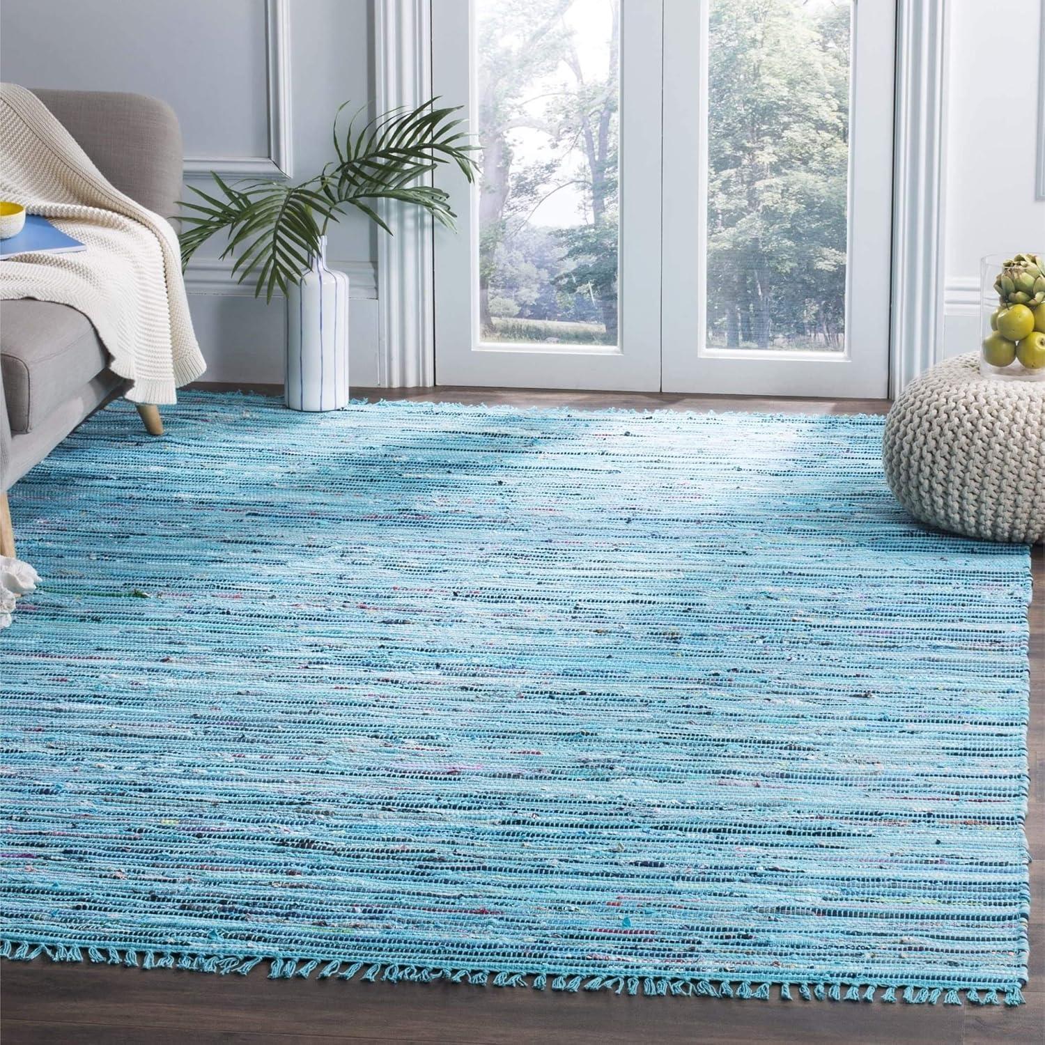 Rag Area Rug RAR125 Hand Woven Area Rug  - Safavieh