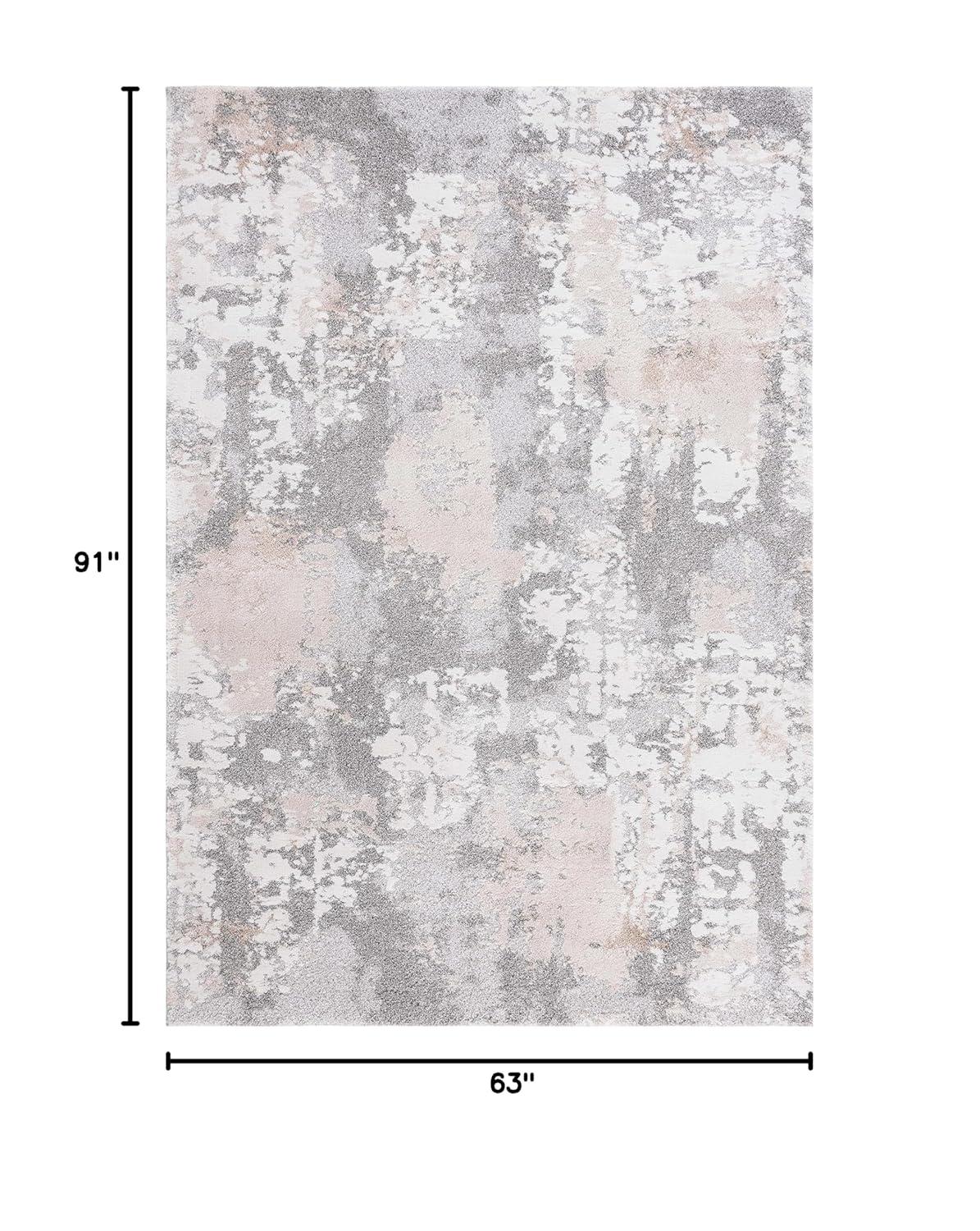 Century 300 CTY339 Power Loomed Indoor Area Rug - Beige/Grey - 5'3"x7'7" - Safavieh