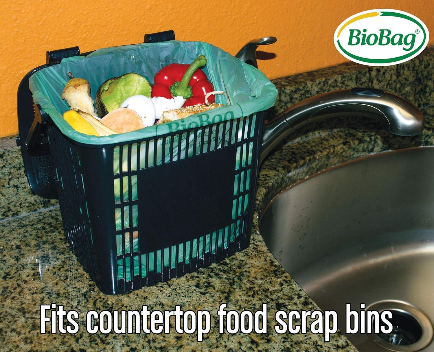 BioBag Compostable Food Trash Bags - Small - 25ct/3gal